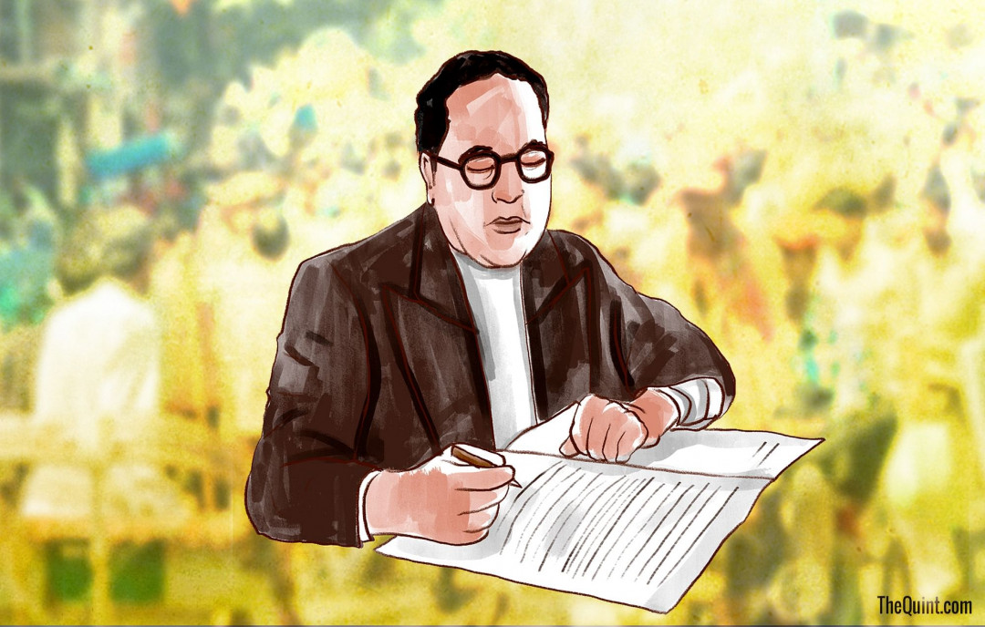 My painting is a tribute to Dr. B.R. Ambedkar, who created India's  Constitution. He worked hard to help those who were treated unfairly… |  Instagram